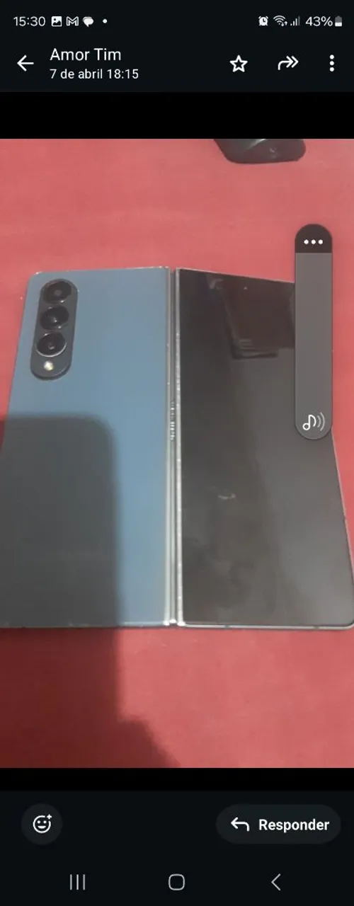 Samsung zfolder4 256g vendo ou troco