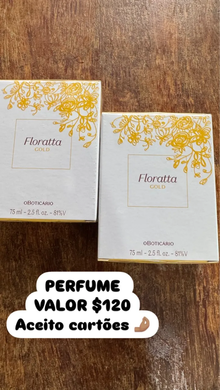 Floratta Gold e Flores secretas - Perfume Feminino O Boticário