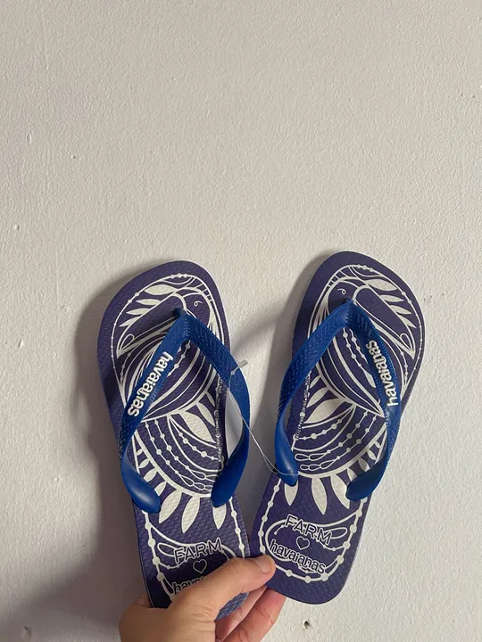 Havaianas Farm Azul Modelo Limitado