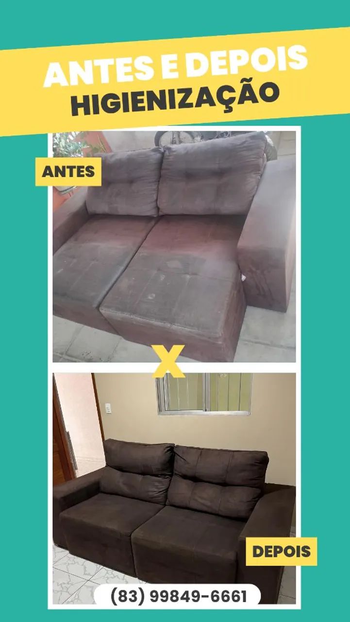 Higienização de estofados - Limpeza profissional! - Foto 3