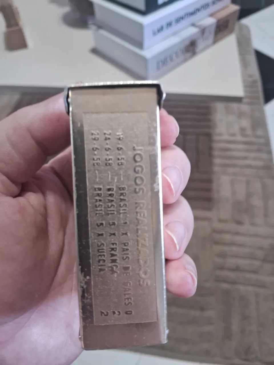 Caixa porta cigarro Brasil Campeão do Mundo - Foto 3