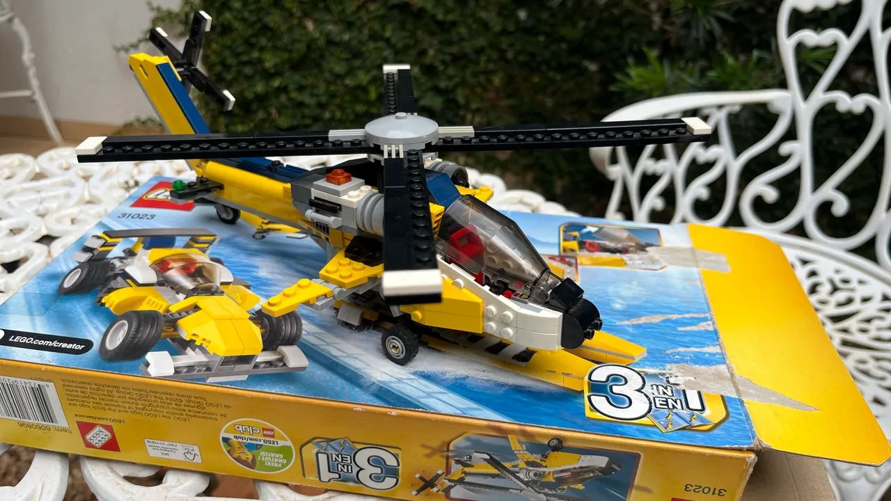 Lego helicóptero, barco ou carro ( 3 em 1)  - Foto 2