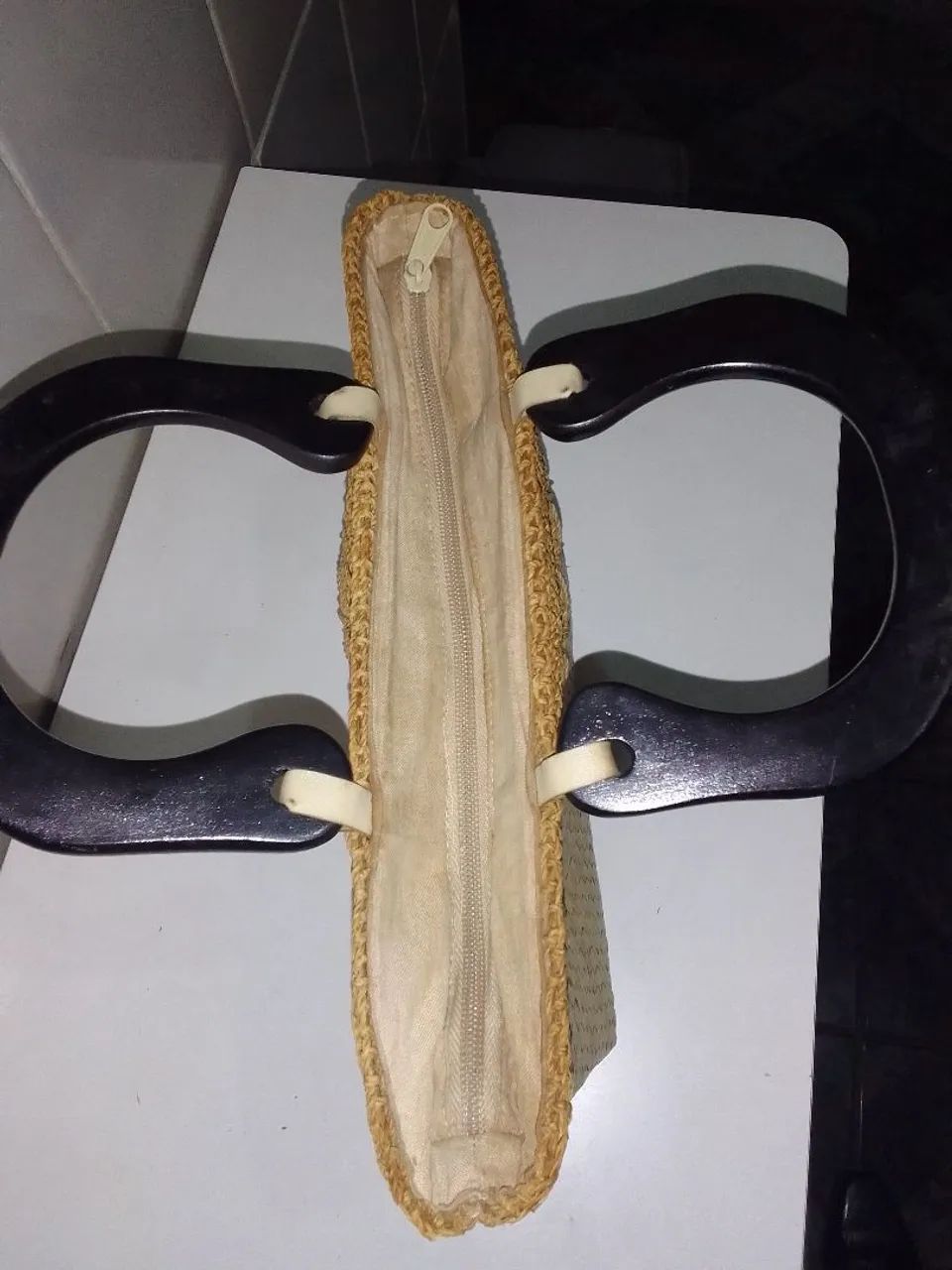 Bolsa de palha artesanal - Foto 3