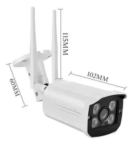 Camera de Segurança Wifi Smart Camera Lehmox - Entrega das 9 até 22hrs 