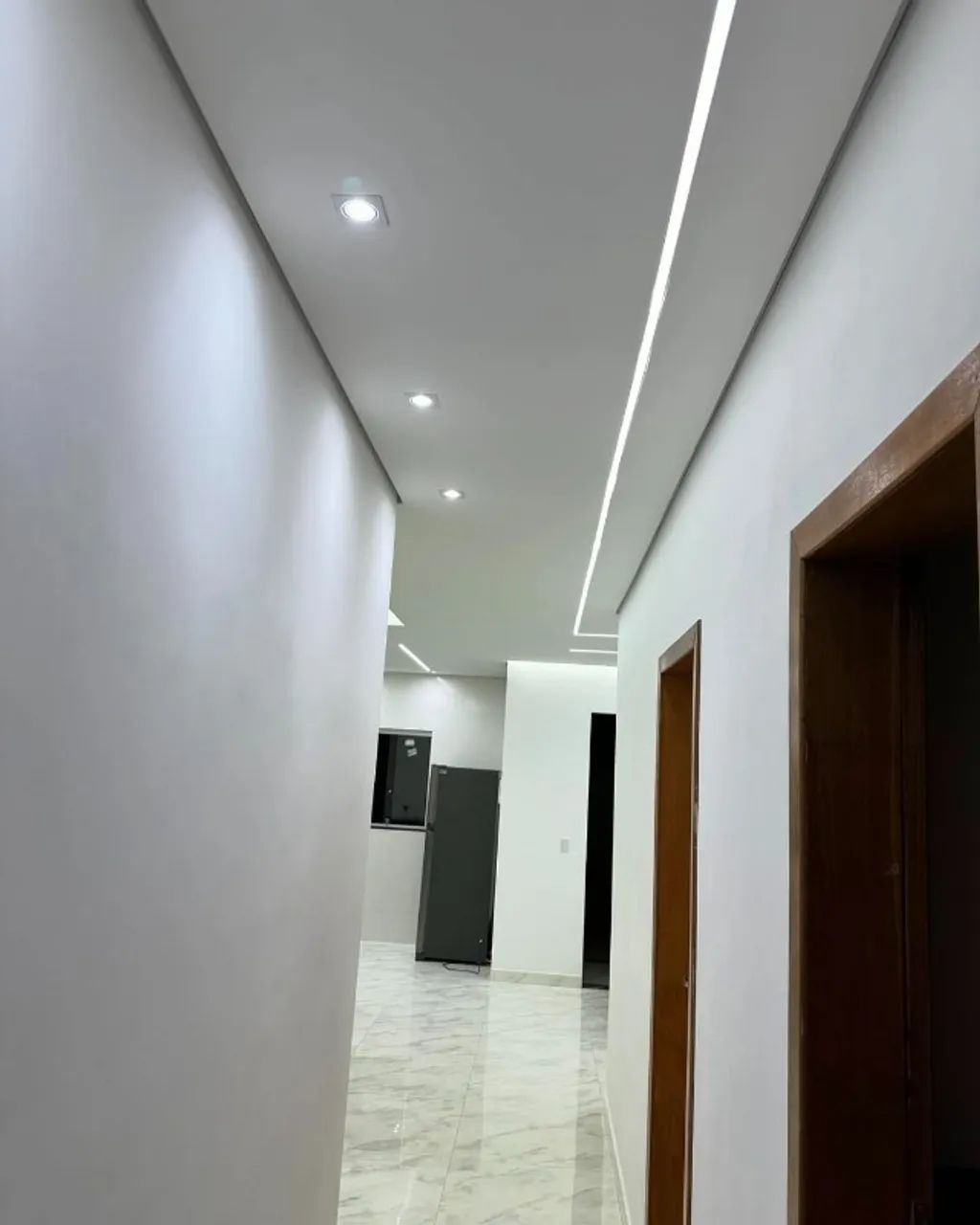 Perfil LED Embutido e Sobrepor Teto Gesso Parede - Foto 6