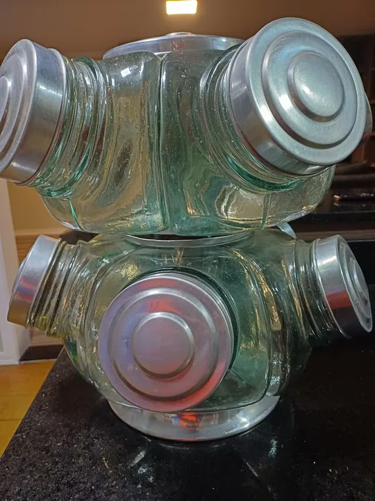 Baleiro vintage vidro decorativo