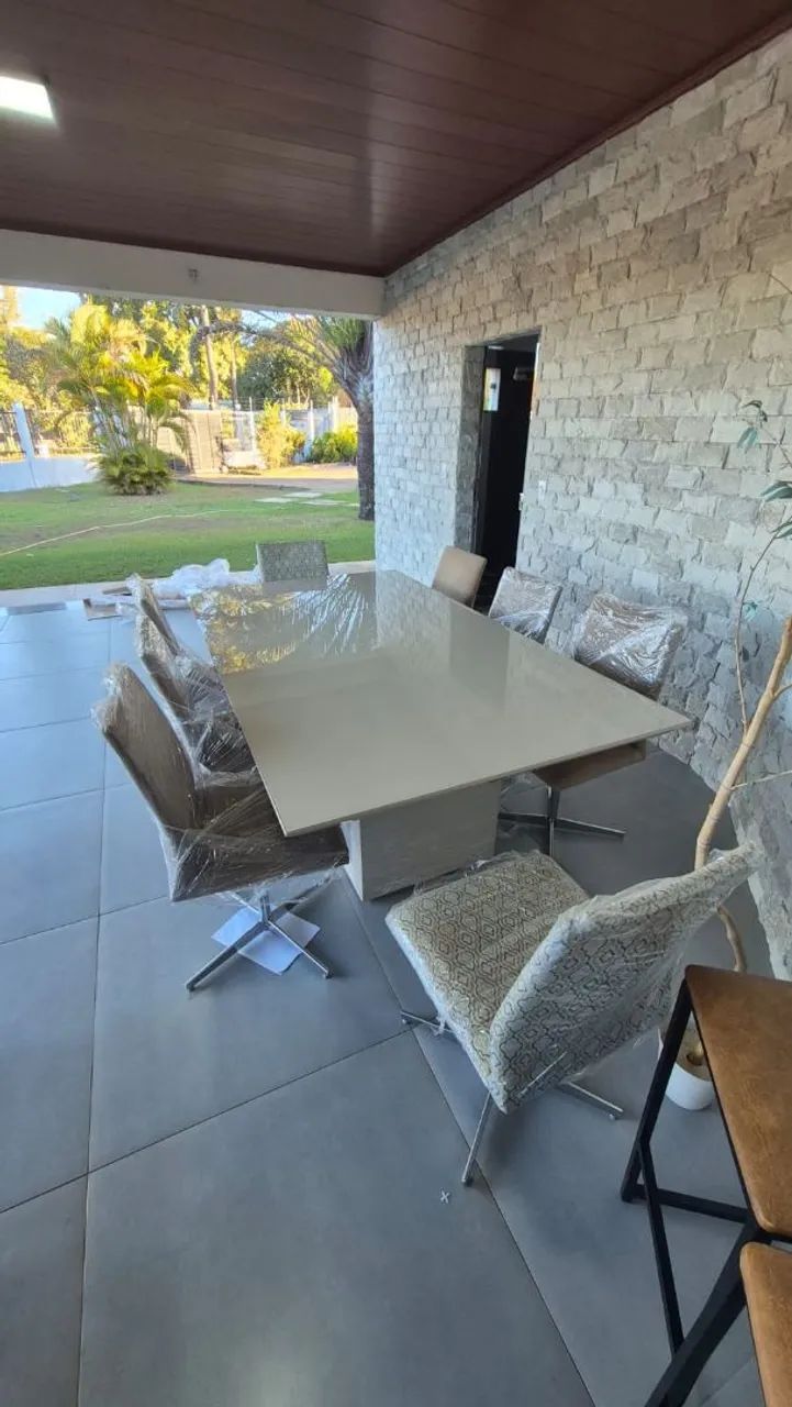 Mesa com 8 cadeiras  - Foto 4