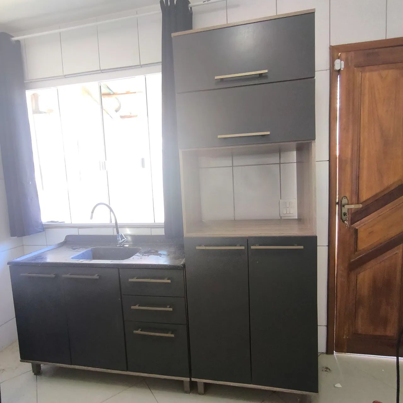 JOGO DE COZINHA MODULADO (TORRE E BANCADA DA PIA) - Foto 4