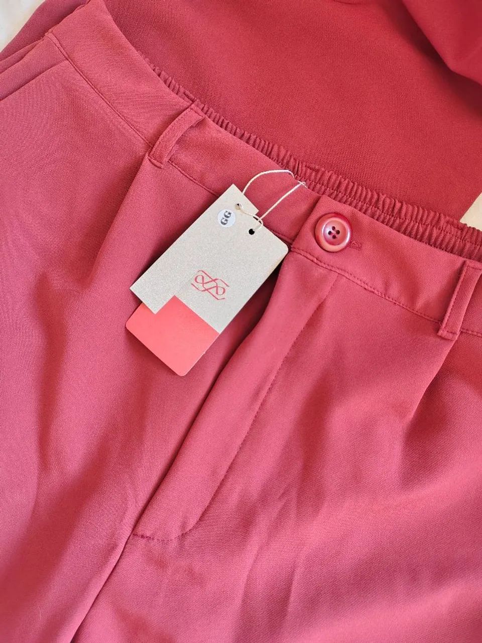 Calça feminina marsala tamanho GG - Foto 5