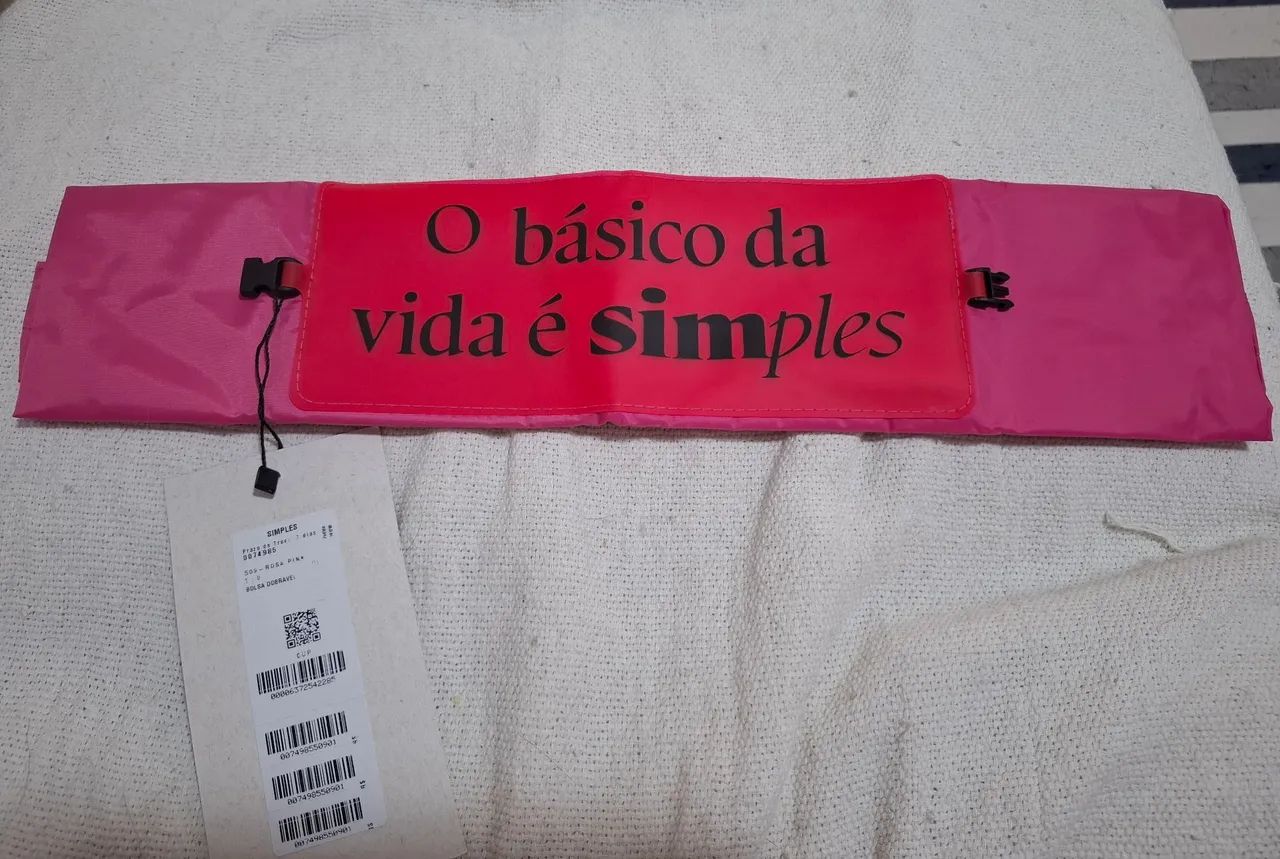 Bolsa dobrável Nylon Reserva Simples  - Foto 2