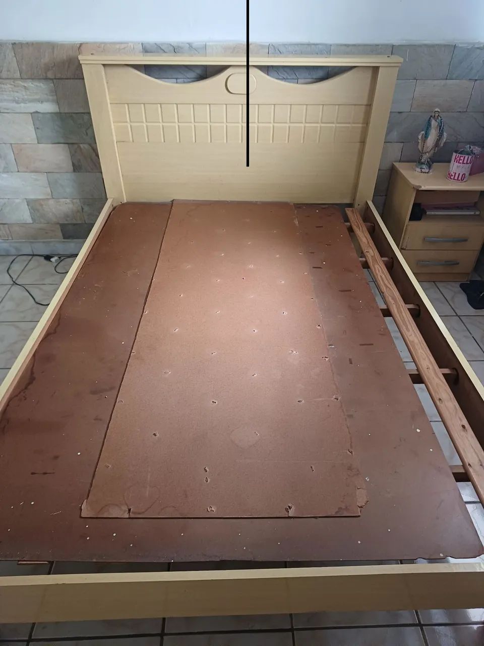 Vendo  cama de casal usada - Foto 3
