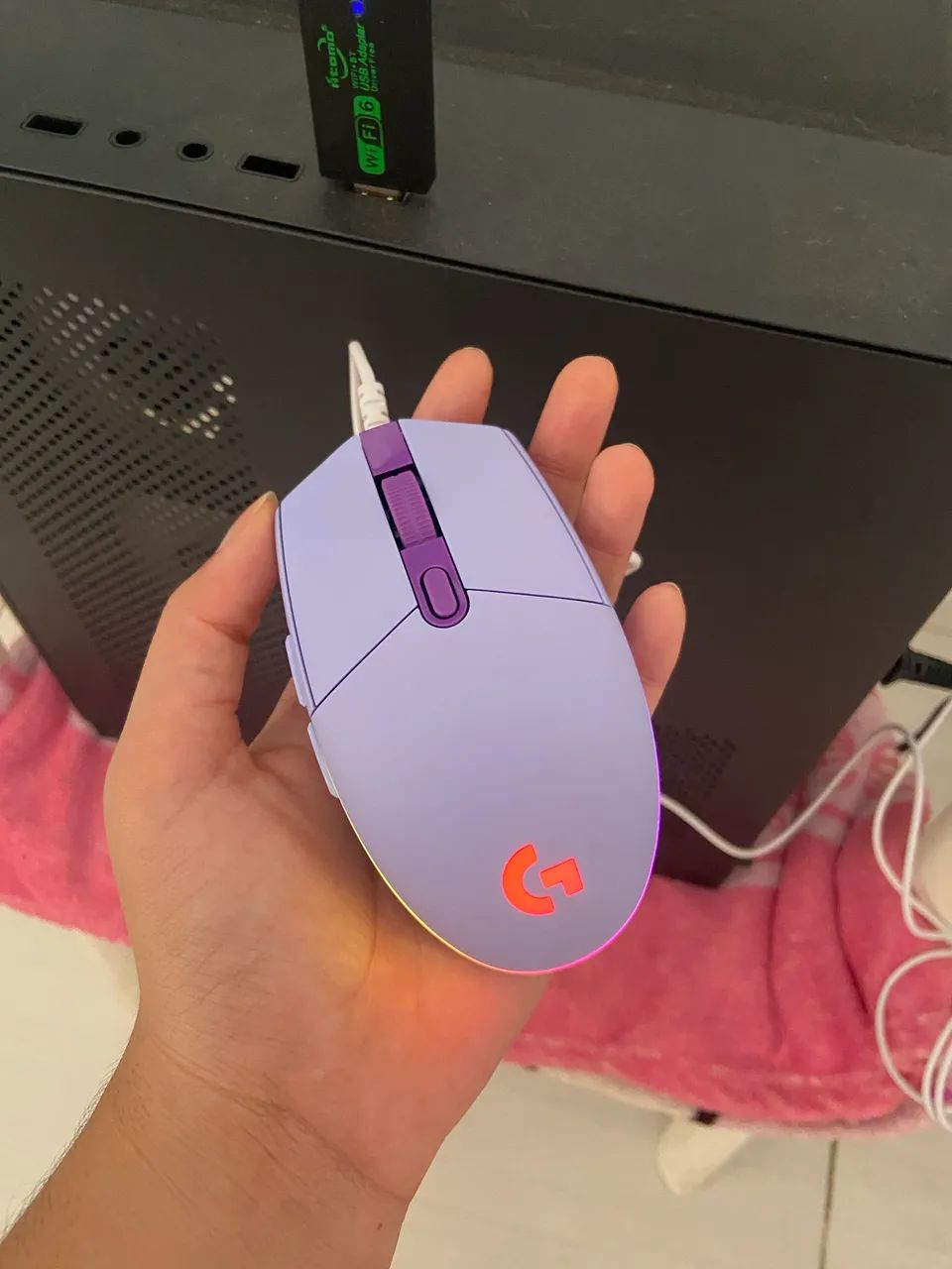 Mouse Logitech G203 LIGHTSYNC Lilás  - Foto 5