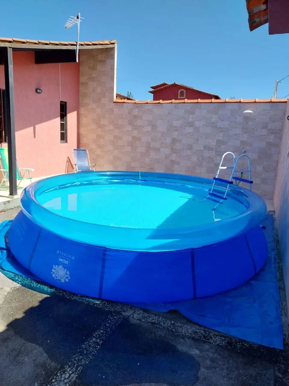 Piscina inflável MOR 9mil/LTS com filtro e escada  - Foto 2