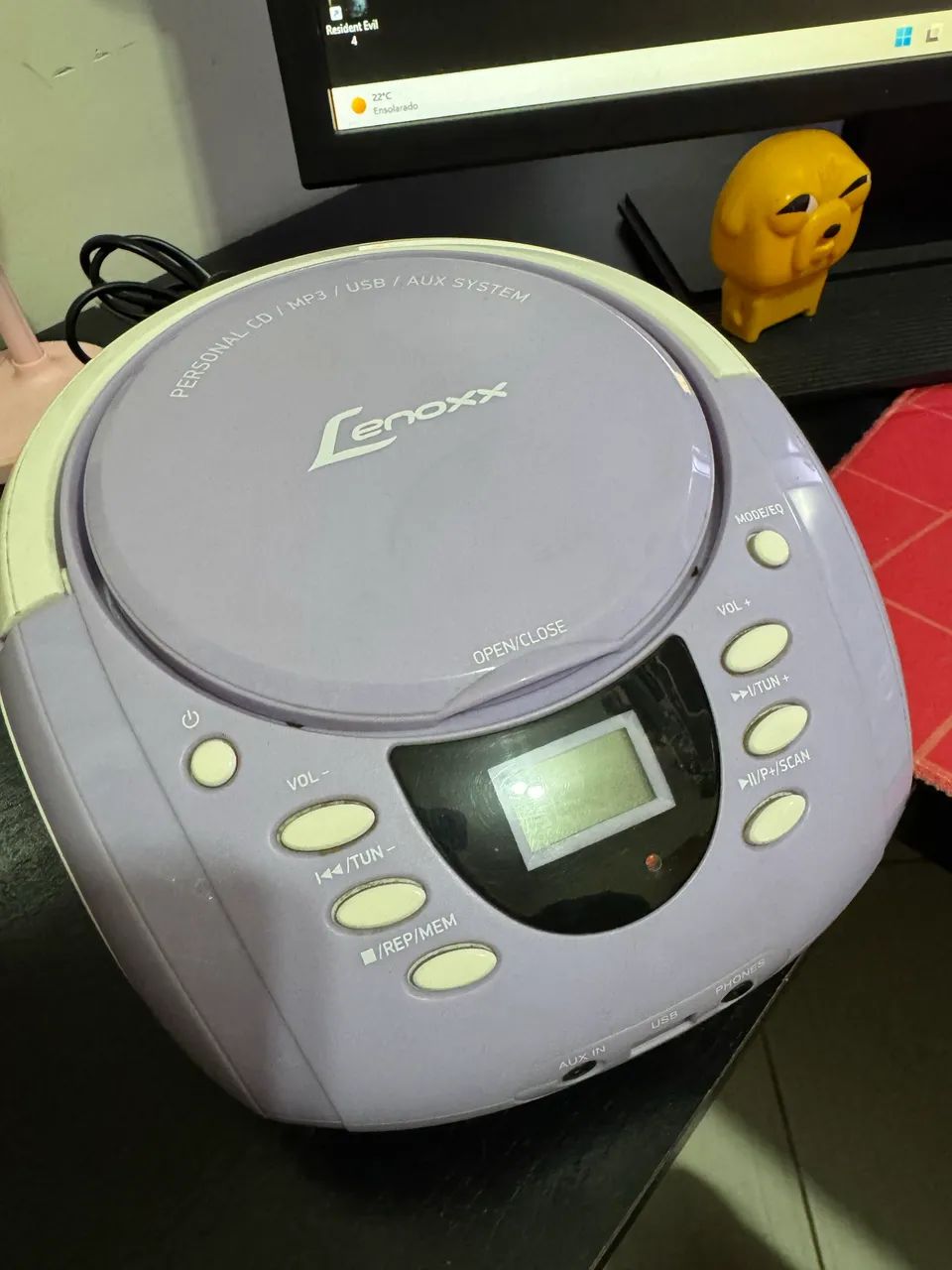 CD Player rádio lenoxx lavanda  - Foto 5