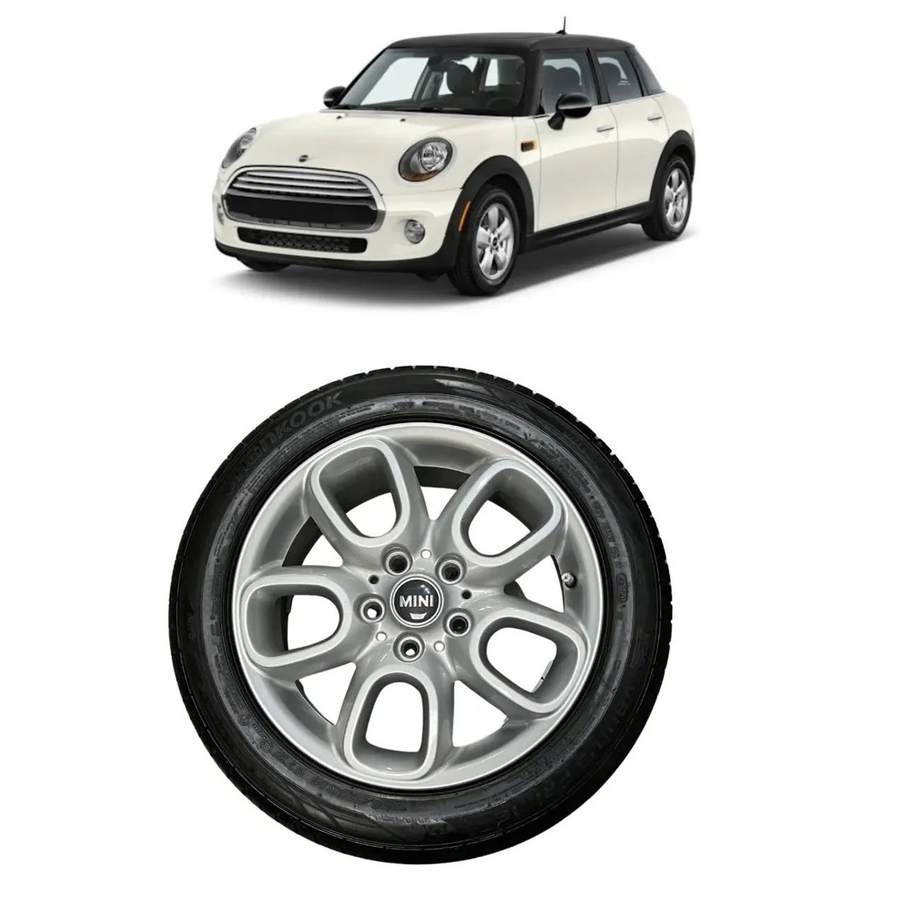 Roda C/Pneu 195/55 R16 Mini Cooper One F55 2018 2019 - Peças para