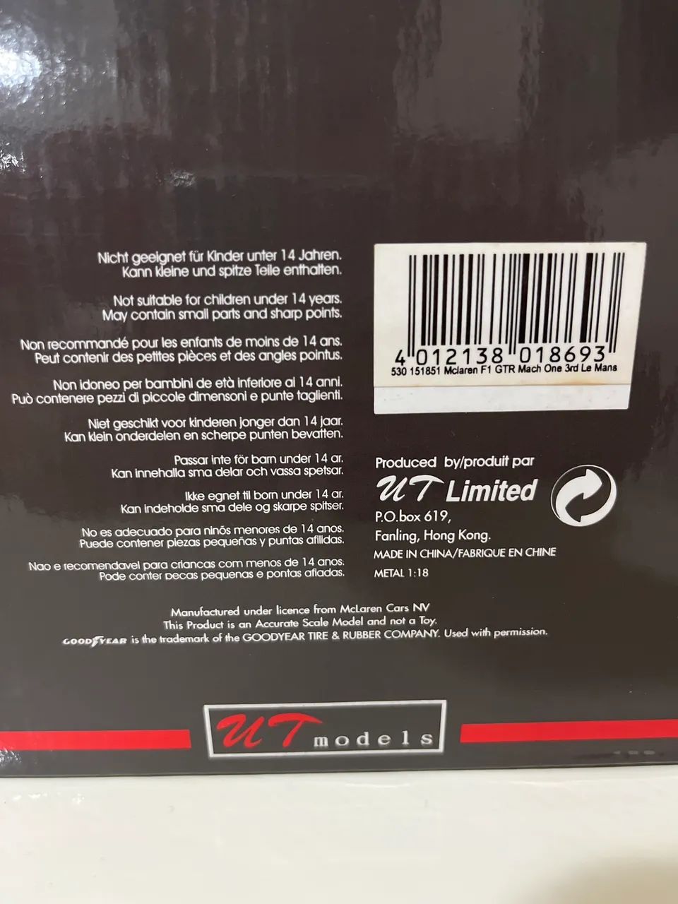 McLaren 1:18 Ayrton Senna Original UT Models  - Foto 4