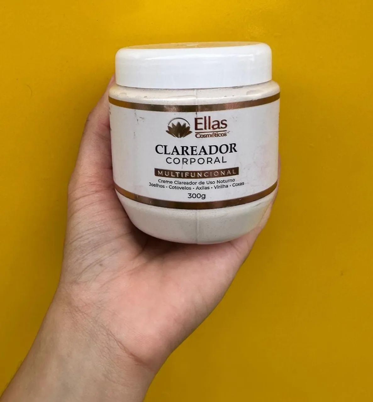 Clareador Extra Forte Ellas Cosméticos 200g  - Foto 3