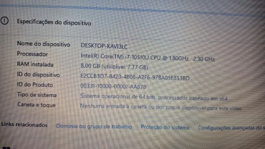 Notebook DELL I7 10°, NVME 512GB, ZERO!!! - Foto 4