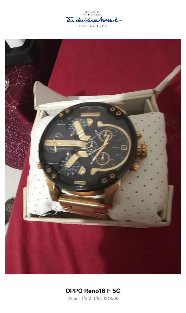 Vendo relógio diesel dz top com caixa - Foto 4