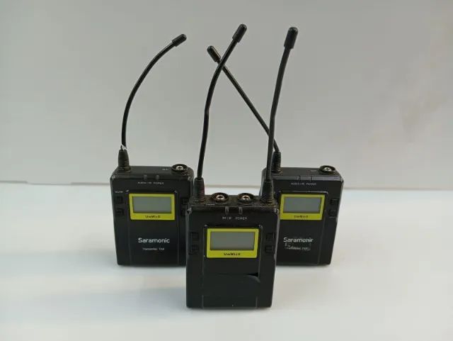 TRANSMISSOR E RECEPTOR  MARCA : SARAMONIC MOD : UW MIC9- RX9
