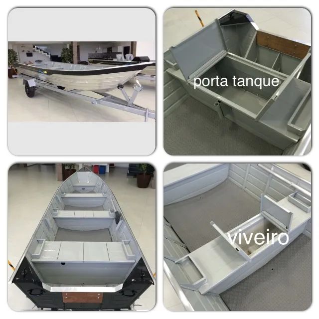 barco borda alta 6 metros para mar e lagoa e rio - Foto 2