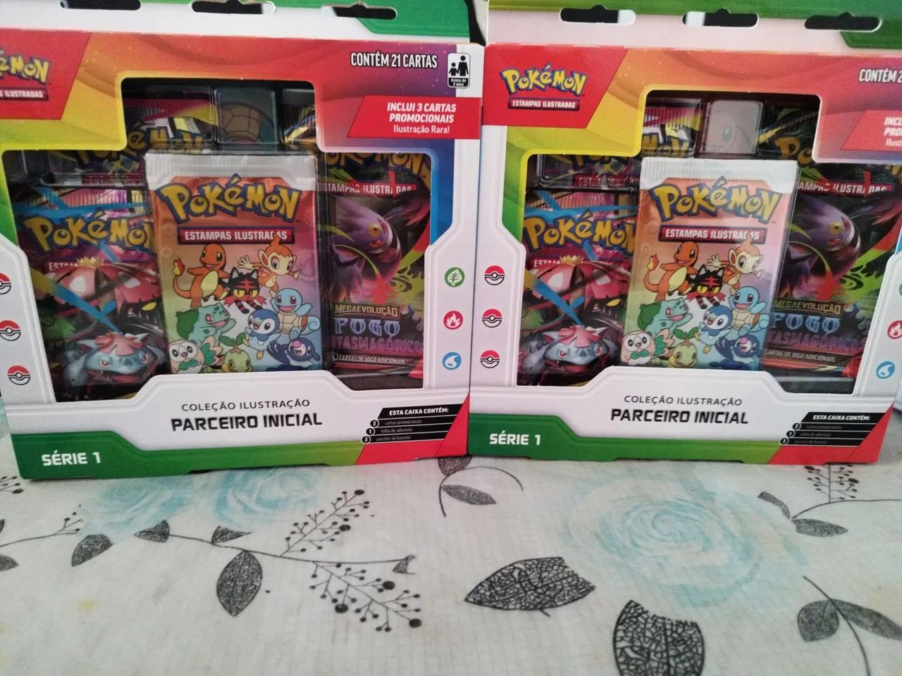 Box parceiro inicial séries 1 combinação de pacotes venossauro/gengar