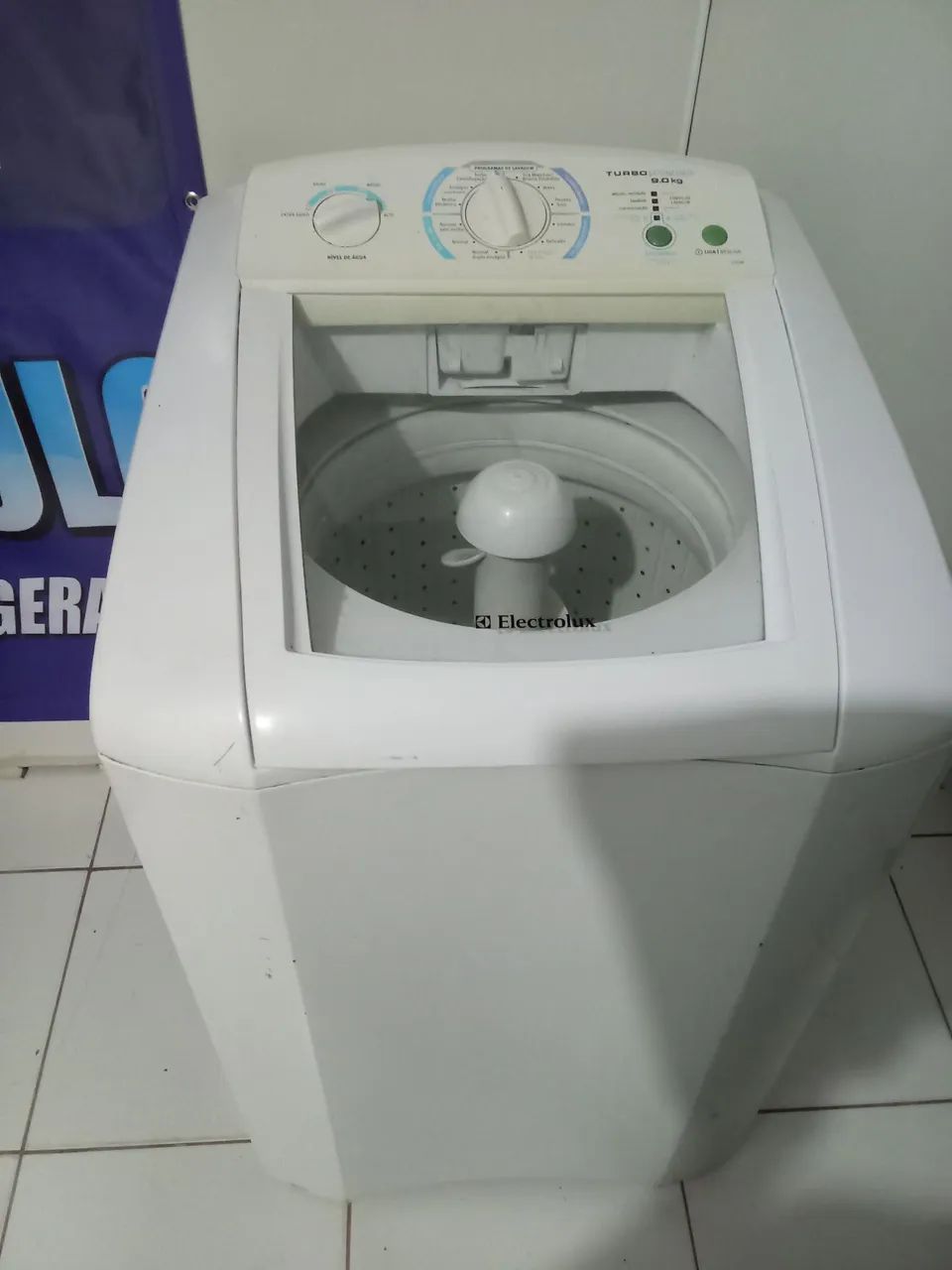 Com garantia máquina Eletrolux 9 kg