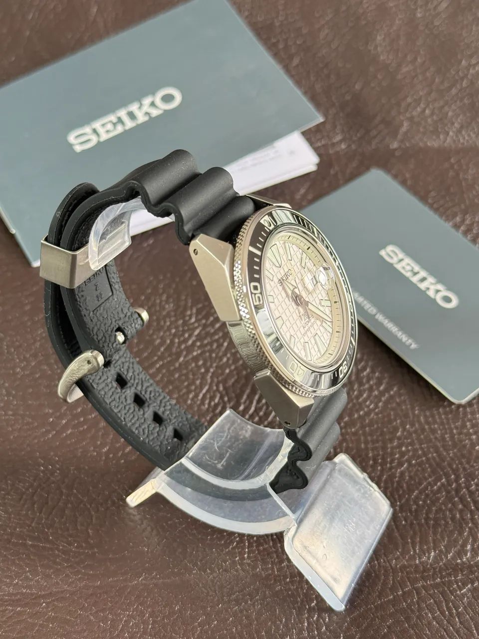 Relógio Seiko Prospex King Samurai Branco SRPE37J1 - Foto 3