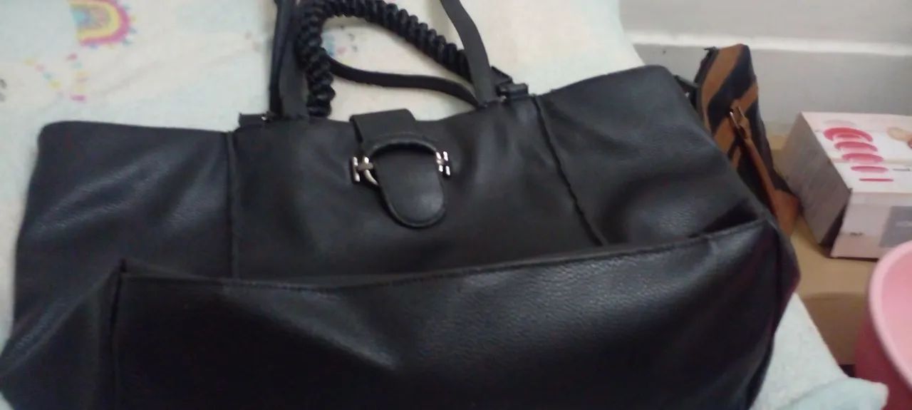 Bolsa dumond de couro - Foto 3