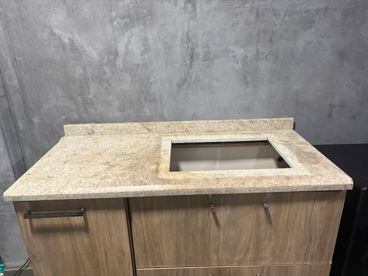 Base de mármore para cooktop 