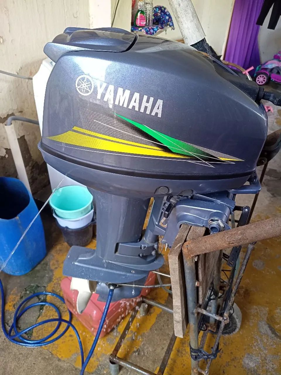 Motor de popa Yamaha 15 hp  - Foto 5