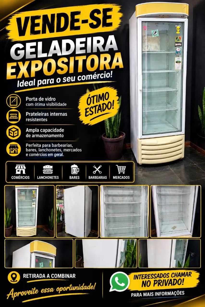 Geladeira expositora