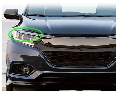 MOLDURA SUPORTE FRISO CROMADO FAROL HRV 2019  a  2022 - LD PASSAGEIRO - Foto 4