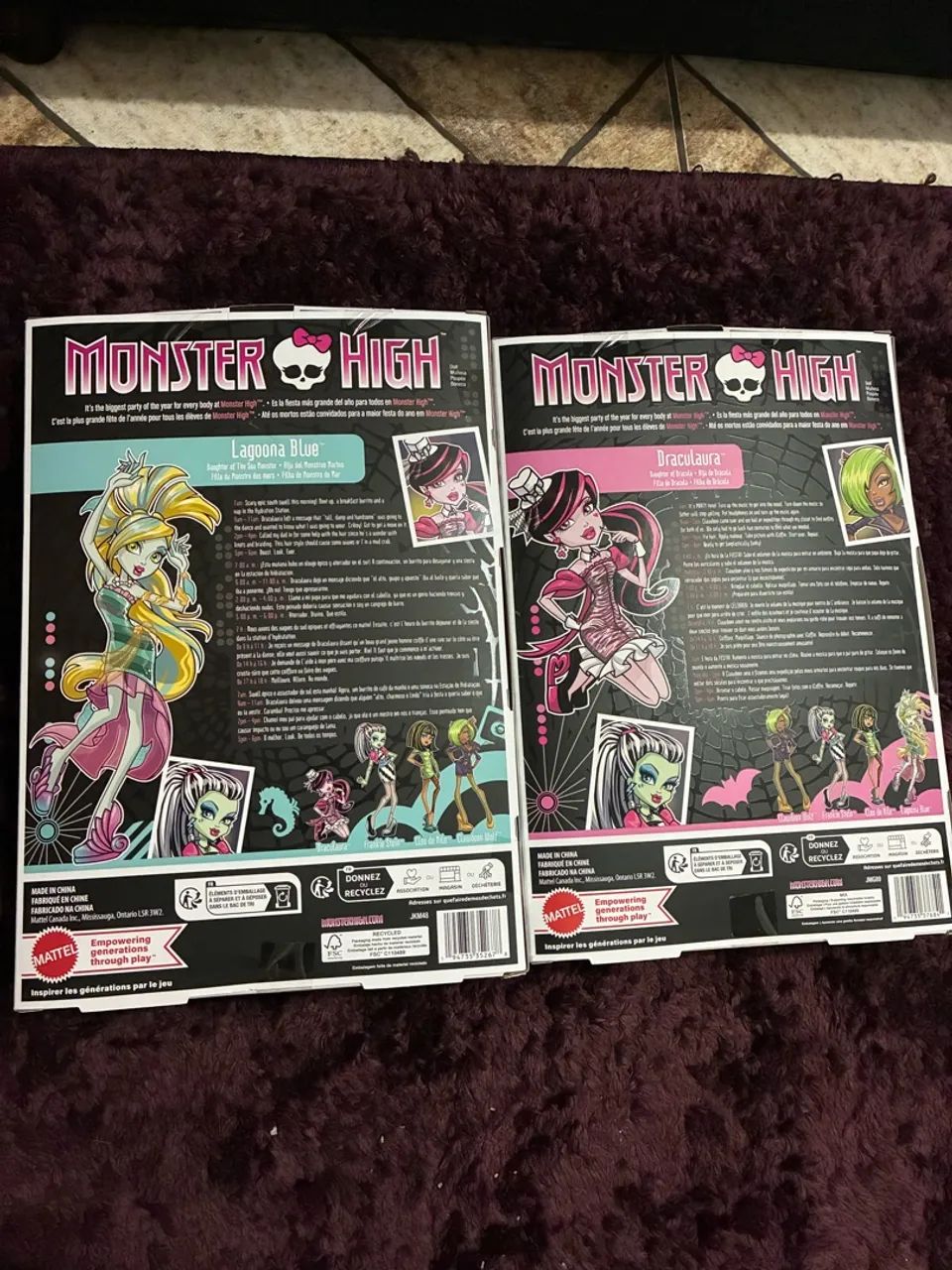 Caixas dotd monster high - lagoona e draculaura  - Foto 4