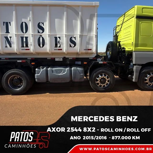 Mercedes Benz Axor 2544 8x2 Roll On / Roll Off 2015/2016 - Foto 6