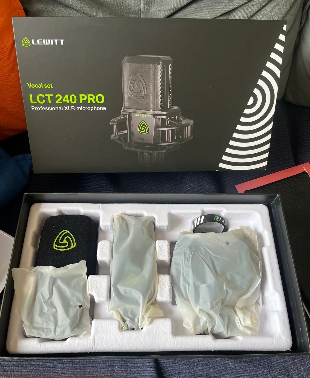 Lewitt lct 240 pro kit microfone condensador NOVO - Microfones e