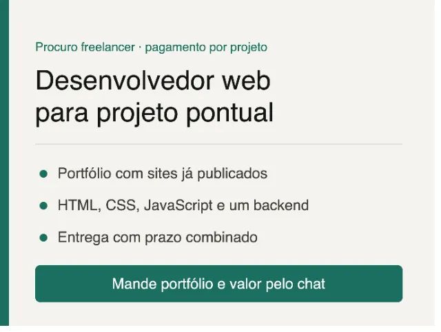 Prorgramador Freelancer