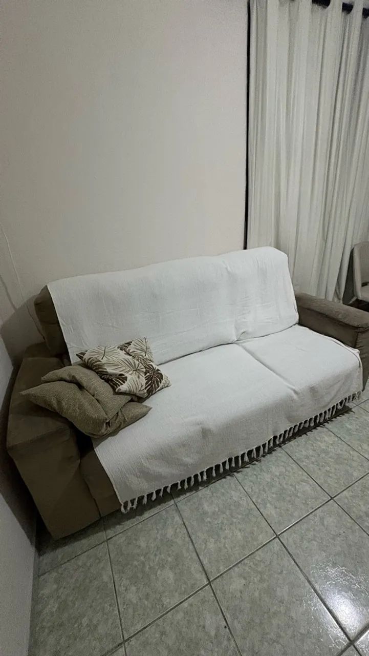 Sofá retrátil 3 lugares