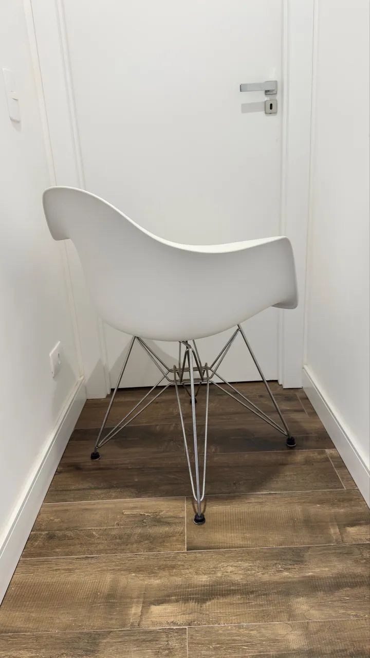 Cadeira Eames Eiffel branca - Foto 2