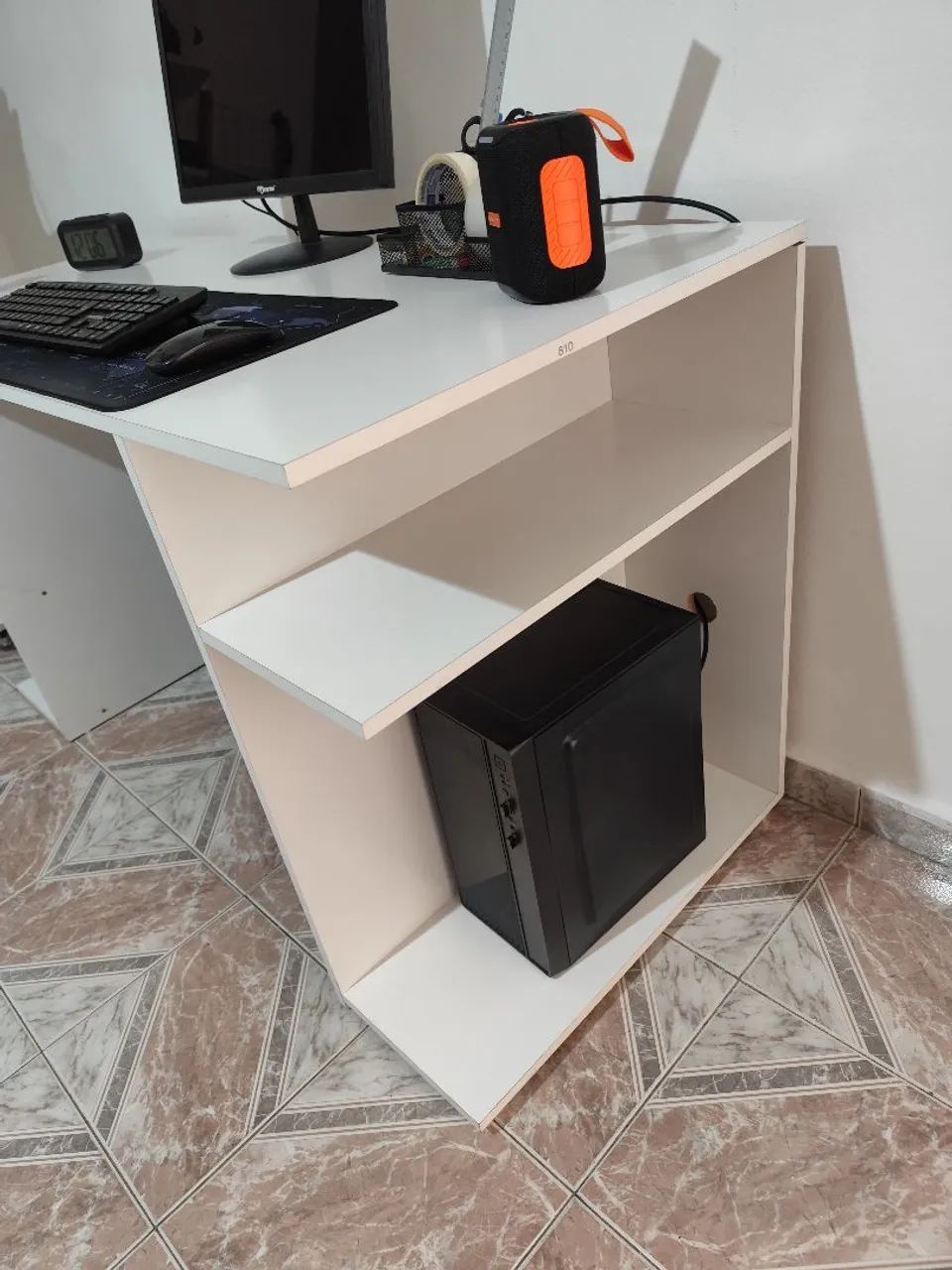 Mesa de computador multiuso branco - Foto 3