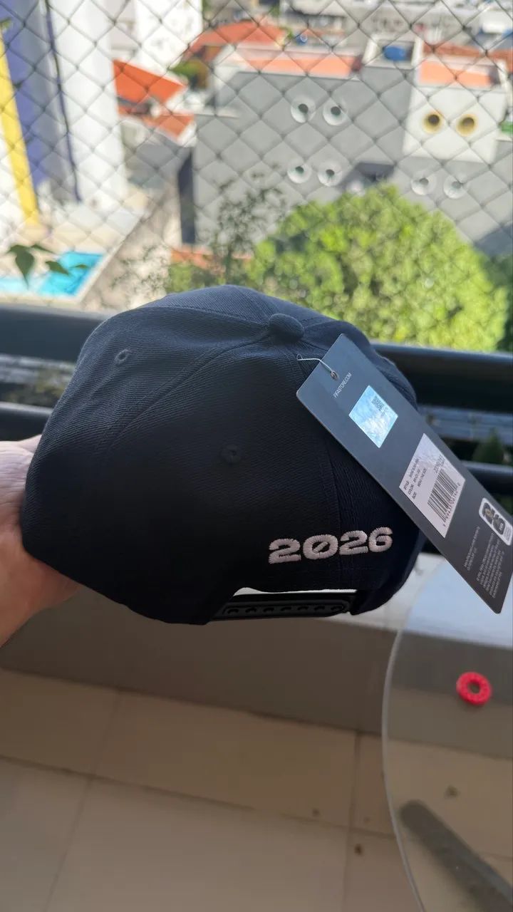 Boné FIFA 2026 Outerstuff Brasil Snapback Pro Crown da Copa do Mundo - Foto 3