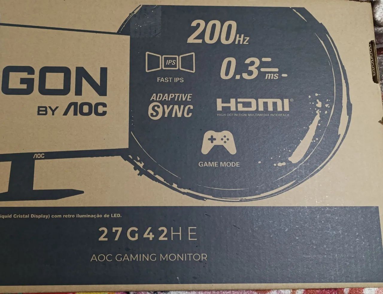 MONITOR AOC AGON "27" IPS, FULL HD, 200HZ
