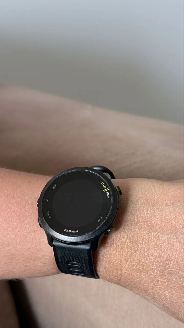 Relógio Garmin forerunner55 Preto - Foto 3