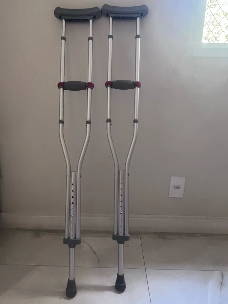 Muleta de alumínio