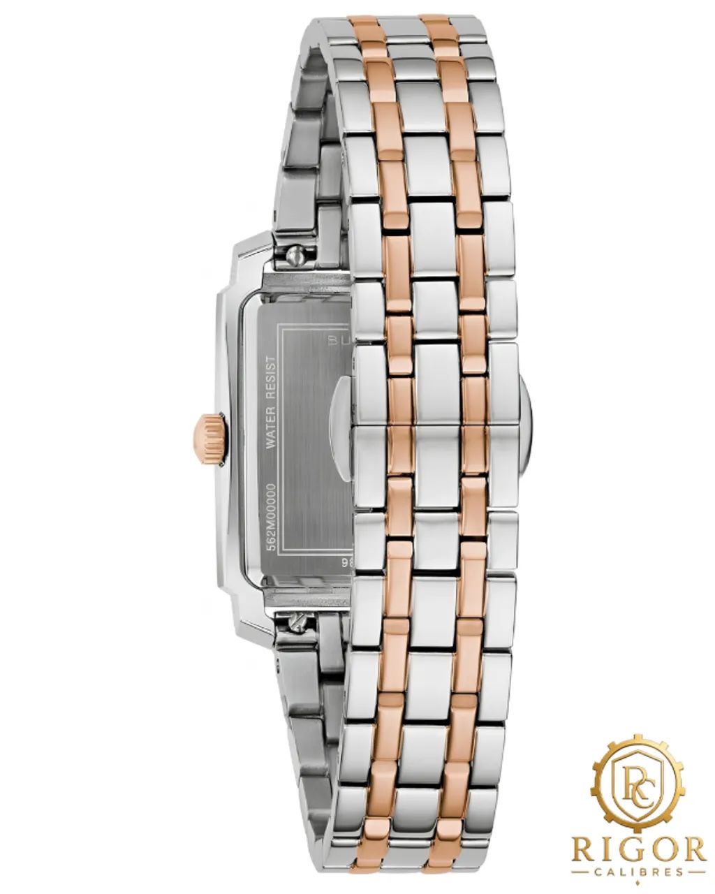 Relógio Bulova Feminino 98L328 Bicolor Prata e Rosê - Elegância e Design Sofisticado - Foto 2