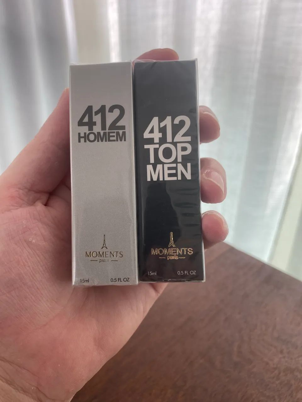 Kit com 4 perfumes masculinos, 15ml, com caixa presenteável - Foto 3