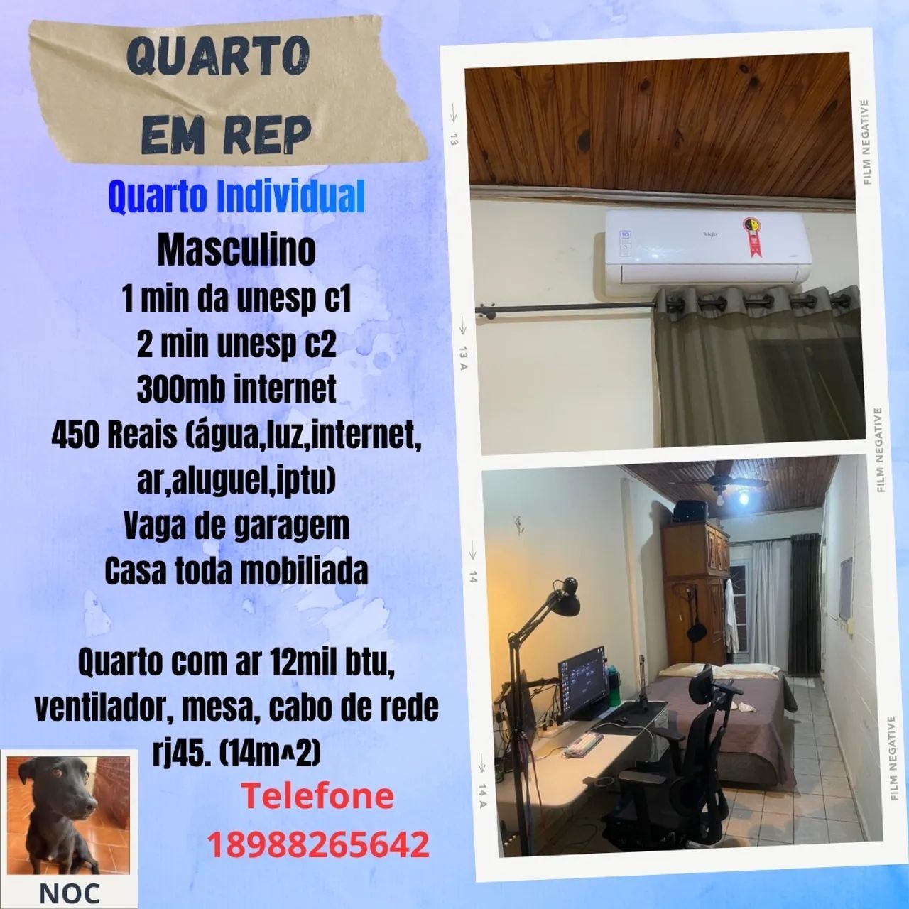 Quarto em república 