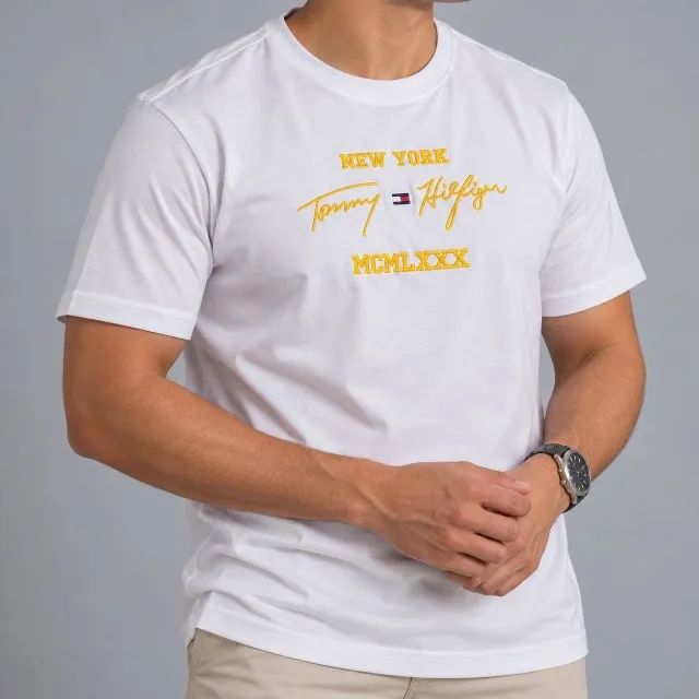 Camisa Masculina Algodão Egípcio Estilo Casual - Foto 4