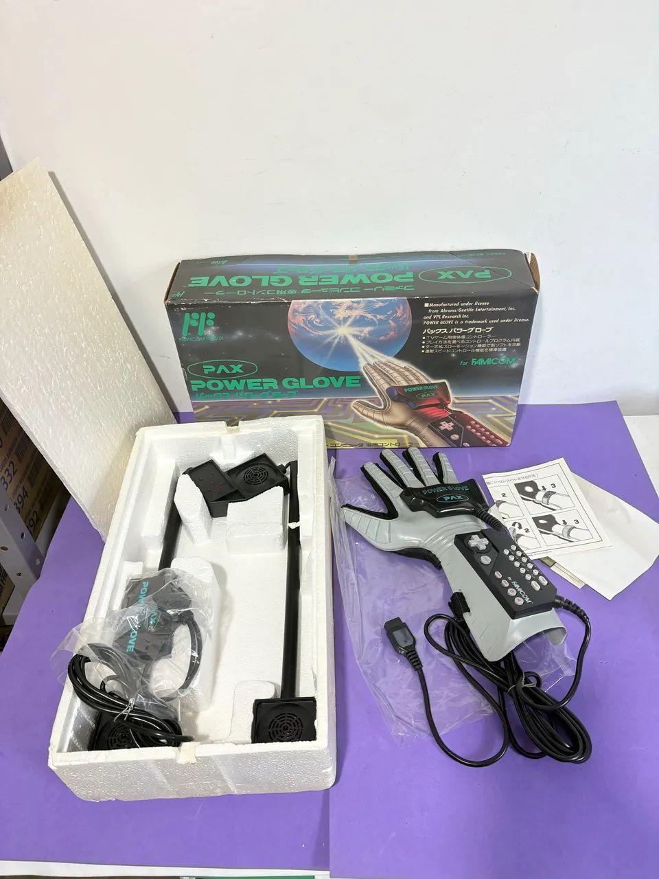 Power glove famicom nintendo luva