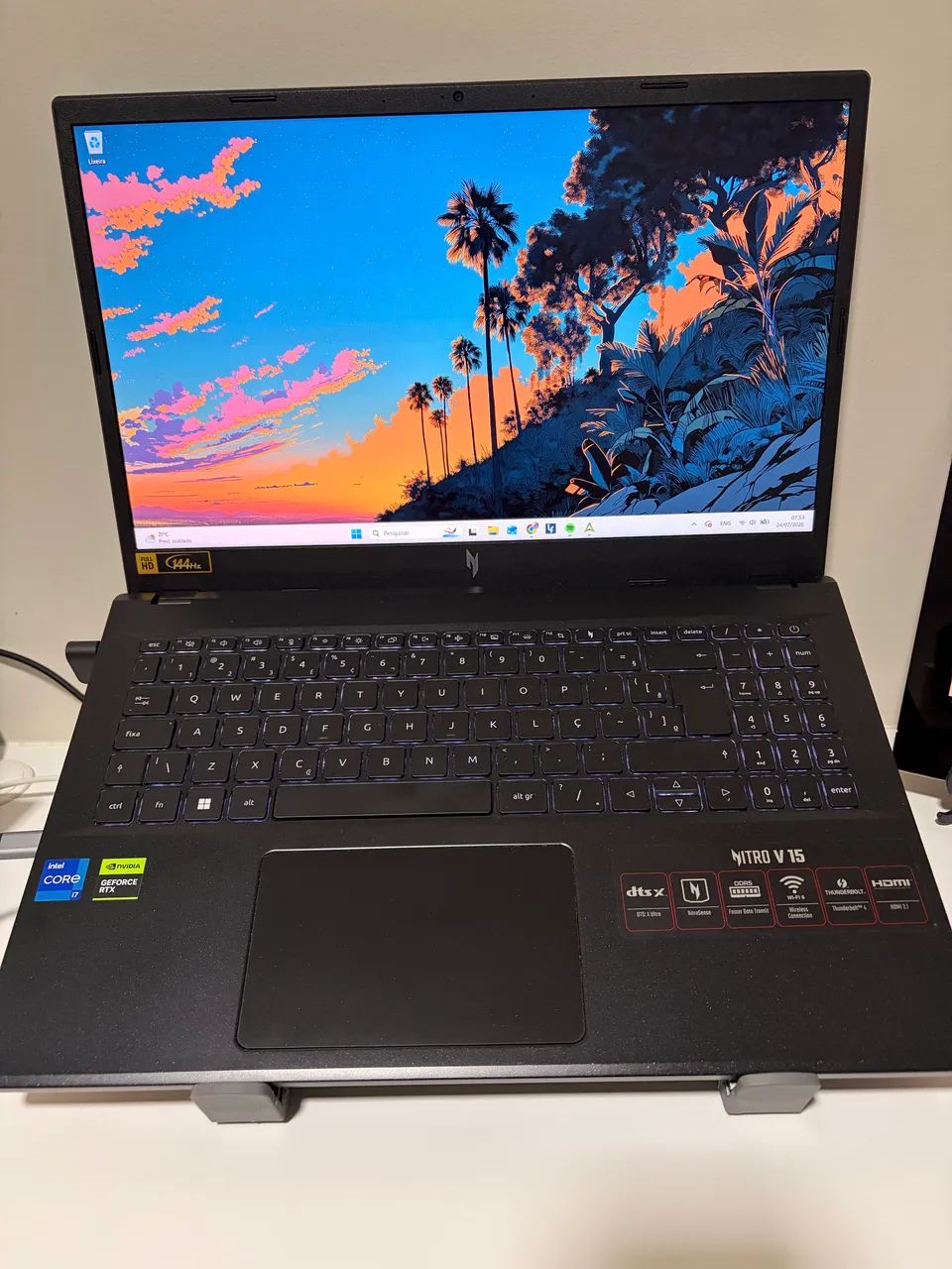 ACER NITRO V15 com i7-13620H e RTX4050 - Foto 3